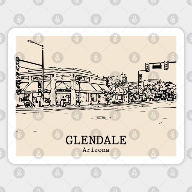 Glendale - Arizona Magnet by Lakeric